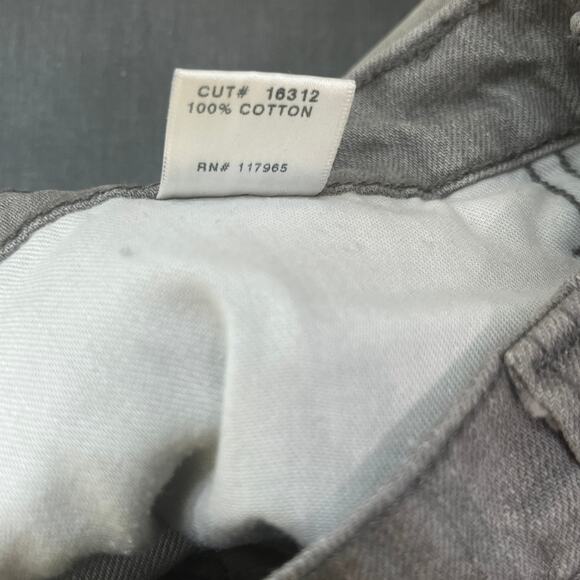 J Brand Denim Cut Off Shorts Womens Size 28 Gray Distressed Frayed Hem Festival - Picture 7 of 11